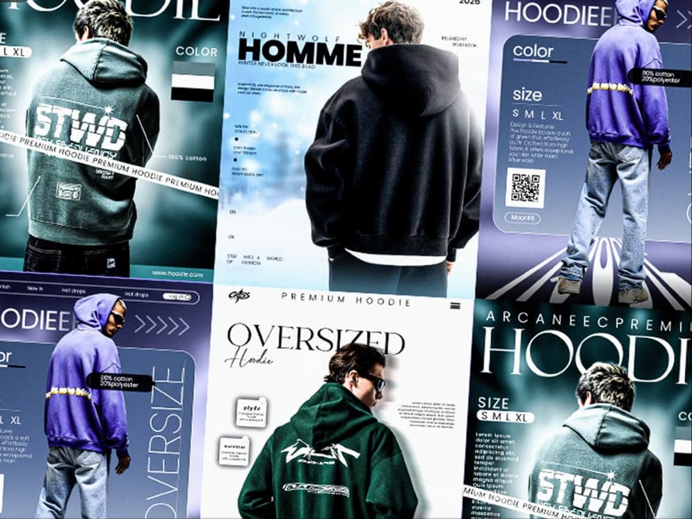 Premium Hoodie Poster Design